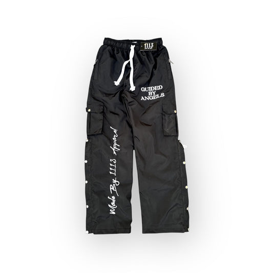 Black Wind Breakers Pants